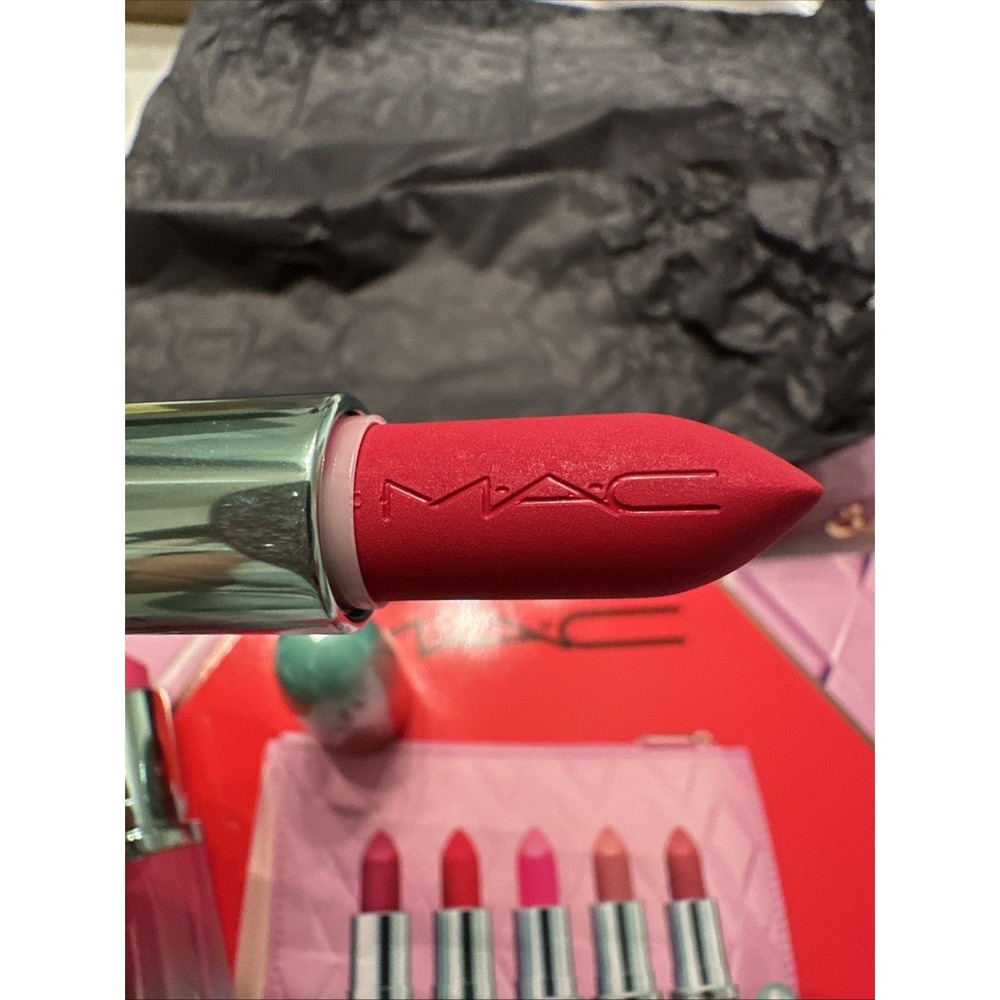 Mac 5 Macximal Matte Lipsticks Holiday Gift Set - 5 Full Sizes Limited Edition - Picture 12 of 13